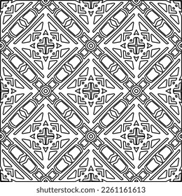 Textura elegante con figuras de líneas.
Resumen de patrones geométricos en blanco y negro para página web, texturas, tarjeta, afiche, tela, textil. Diseño repetitivo gráfico monocromo. 