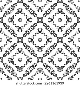 Textura elegante con figuras de líneas.
Resumen de patrones geométricos en blanco y negro para página web, texturas, tarjeta, afiche, tela, textil. Diseño repetitivo gráfico monocromo. 
