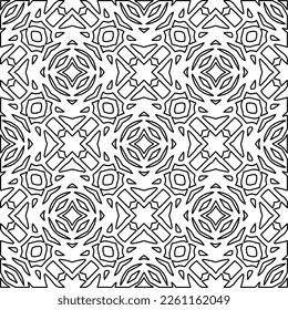 Textura elegante con figuras de líneas.
Resumen de patrones geométricos en blanco y negro para página web, texturas, tarjeta, afiche, tela, textil. Diseño repetitivo gráfico monocromo. 
