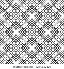 Textura elegante con figuras de líneas.
Resumen de patrones geométricos en blanco y negro para página web, texturas, tarjeta, afiche, tela, textil. Diseño repetitivo gráfico monocromo. 