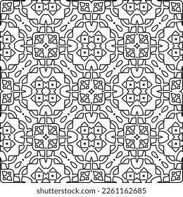 Textura elegante con figuras de líneas.
Resumen de patrones geométricos en blanco y negro para página web, texturas, tarjeta, afiche, tela, textil. Diseño repetitivo gráfico monocromo. 