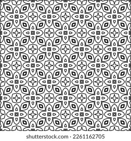 Textura elegante con figuras de líneas.
Resumen de patrones geométricos en blanco y negro para página web, texturas, tarjeta, afiche, tela, textil. Diseño repetitivo gráfico monocromo. 