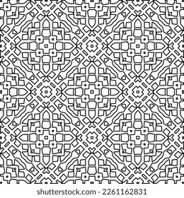 Textura elegante con figuras de líneas.
Resumen de patrones geométricos en blanco y negro para página web, texturas, tarjeta, afiche, tela, textil. Diseño repetitivo gráfico monocromo. 