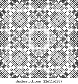 Textura elegante con figuras de líneas.
Resumen de patrones geométricos en blanco y negro para página web, texturas, tarjeta, afiche, tela, textil. Diseño repetitivo gráfico monocromo. 