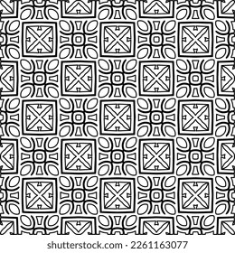Textura elegante con figuras de líneas.
Resumen de patrones geométricos en blanco y negro para página web, texturas, tarjeta, afiche, tela, textil. Diseño repetitivo gráfico monocromo. 