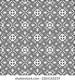 Textura elegante con figuras de líneas.
Resumen de patrones geométricos en blanco y negro para página web, texturas, tarjeta, afiche, tela, textil. Diseño repetitivo gráfico monocromo. 