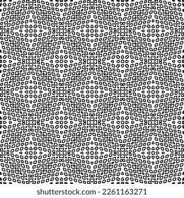 Textura elegante con figuras de líneas.
Resumen de patrones geométricos en blanco y negro para página web, texturas, tarjeta, afiche, tela, textil. Diseño repetitivo gráfico monocromo. 