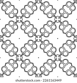 Stylish texture with figures from lines.
Abstract geometric black and white pattern for web page, textures, card, poster, fabric, textile. Monochrome graphic repeating design. 