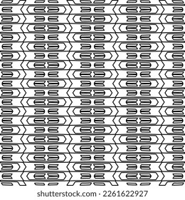 Textura elegante con figuras de líneas.
Resumen de patrones geométricos en blanco y negro para página web, texturas, tarjeta, afiche, tela, textil. Diseño repetitivo gráfico monocromo. 