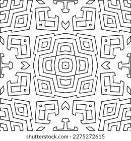 Textura elegante con figuras de líneas.
Resumen de patrones geométricos en blanco y negro para página web, texturas, tarjeta, afiche, tela, textil. Diseño repetitivo gráfico monocromo. 