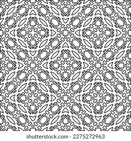 Textura elegante con figuras de líneas.
Resumen de patrones geométricos en blanco y negro para página web, texturas, tarjeta, afiche, tela, textil. Diseño repetitivo gráfico monocromo. 