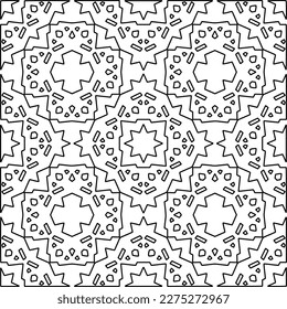 Textura elegante con figuras de líneas.
Resumen de patrones geométricos en blanco y negro para página web, texturas, tarjeta, afiche, tela, textil. Diseño repetitivo gráfico monocromo. 
