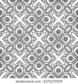 Textura elegante con figuras de líneas.
Resumen de patrones geométricos en blanco y negro para página web, texturas, tarjeta, afiche, tela, textil. Diseño repetitivo gráfico monocromo. 