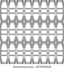Textura elegante con figuras de líneas.
Resumen de patrones geométricos en blanco y negro para página web, texturas, tarjeta, afiche, tela, textil. Diseño repetitivo gráfico monocromo. 