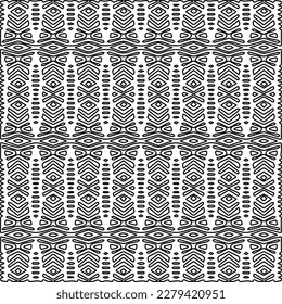 Stylish texture with figures from lines.
Abstract geometric black and white pattern for web page, textures, card, poster, fabric, textile. Monochrome graphic repeating design.