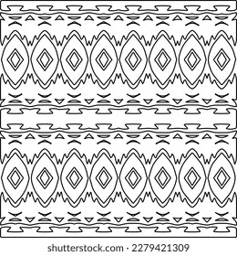 Stylish texture with figures from lines.
Abstract geometric black and white pattern for web page, textures, card, poster, fabric, textile. Monochrome graphic repeating design. 