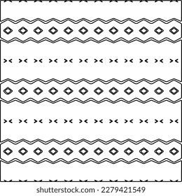 Stylish texture with figures from lines.
Abstract geometric black and white pattern for web page, textures, card, poster, fabric, textile. Monochrome graphic repeating design.