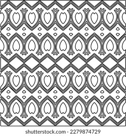 Stylish texture with figures from lines.
Abstract geometric black and white pattern for web page, textures, card, poster, fabric, textile. Monochrome graphic repeating design.