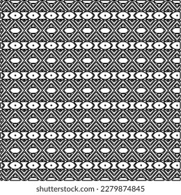 Stylish texture with figures from lines.
Abstract geometric black and white pattern for web page, textures, card, poster, fabric, textile. Monochrome graphic repeating design.