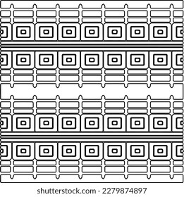 Stylish texture with figures from lines.
Abstract geometric black and white pattern for web page, textures, card, poster, fabric, textile. Monochrome graphic repeating design.