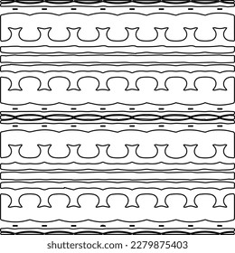 Stylish texture with figures from lines.
Abstract geometric black and white pattern for web page, textures, card, poster, fabric, textile. Monochrome graphic repeating design.