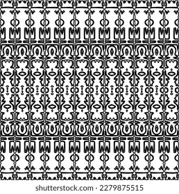Stylish texture with figures from lines.
Abstract geometric black and white pattern for web page, textures, card, poster, fabric, textile. Monochrome graphic repeating design.