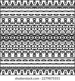 Stylish texture with figures from lines.
Abstract geometric black and white pattern for web page, textures, card, poster, fabric, textile. Monochrome graphic repeating design.