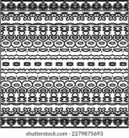 Stylish texture with figures from lines.
Abstract geometric black and white pattern for web page, textures, card, poster, fabric, textile. Monochrome graphic repeating design.