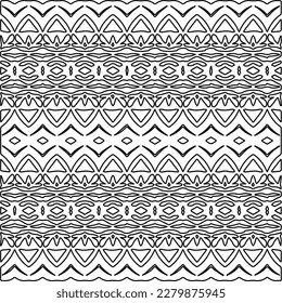 Textura elegante con figuras de líneas.
Resumen de patrones geométricos en blanco y negro para página web, texturas, tarjeta, afiche, tela, textil. Diseño repetitivo gráfico monocromo.