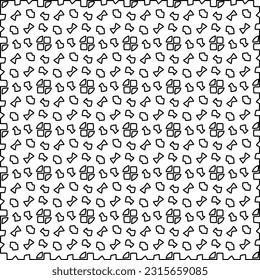 Textura elegante con figuras de líneas.
Resumen de patrones geométricos en blanco y negro para página web, texturas, tarjeta, afiche, tela, textil. Diseño repetitivo gráfico monocromo. 