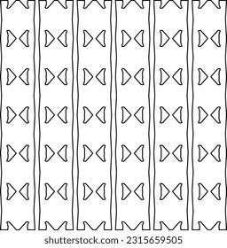 Stylish texture with figures from lines.
Abstract geometric black and white pattern for web page, textures, card, poster, fabric, textile. Monochrome graphic repeating design. 