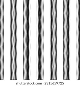 Stylish texture with figures from lines.
Abstract geometric black and white pattern for web page, textures, card, poster, fabric, textile. Monochrome graphic repeating design. 