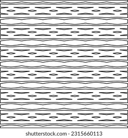 Stylish texture with figures from lines.
Abstract geometric black and white pattern for web page, textures, card, poster, fabric, textile. Monochrome graphic repeating design. 