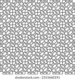 Textura elegante con figuras de líneas.
Resumen de patrones geométricos en blanco y negro para página web, texturas, tarjeta, afiche, tela, textil. Diseño repetitivo gráfico monocromo. 