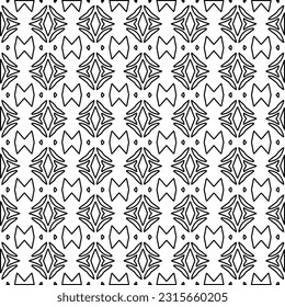 Textura elegante con figuras de líneas.
Resumen de patrones geométricos en blanco y negro para página web, texturas, tarjeta, afiche, tela, textil. Diseño repetitivo gráfico monocromo. 