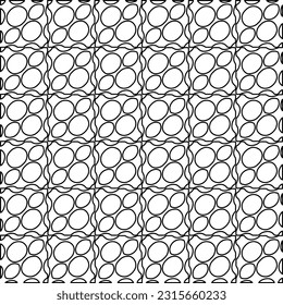 Stylish texture with figures from lines.
Abstract geometric black and white pattern for web page, textures, card, poster, fabric, textile. Monochrome graphic repeating design. 