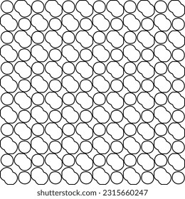Stylish texture with figures from lines.
Abstract geometric black and white pattern for web page, textures, card, poster, fabric, textile. Monochrome graphic repeating design. 