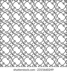 Stylish texture with figures from lines.
Abstract geometric black and white pattern for web page, textures, card, poster, fabric, textile. Monochrome graphic repeating design. 