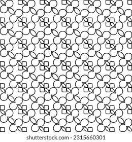 Stylish texture with figures from lines.
Abstract geometric black and white pattern for web page, textures, card, poster, fabric, textile. Monochrome graphic repeating design. 