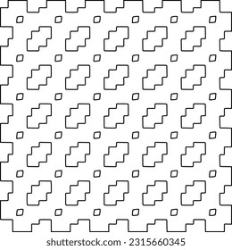 Textura elegante con figuras de líneas.
Resumen de patrones geométricos en blanco y negro para página web, texturas, tarjeta, afiche, tela, textil. Diseño repetitivo gráfico monocromo. 