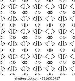 Stylish texture with figures from lines.
Abstract geometric black and white pattern for web page, textures, card, poster, fabric, textile. Monochrome graphic repeating design.