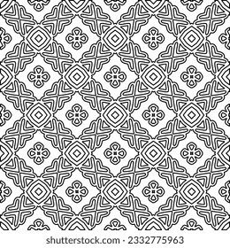 Textura elegante con figuras de líneas. Resumen de patrones geométricos en blanco y negro para página web, texturas, tarjeta, afiche, tela, textil. Diseño repetitivo gráfico monocromo. 