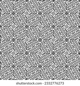 Textura elegante con figuras de líneas. Resumen de patrones geométricos en blanco y negro para página web, texturas, tarjeta, afiche, tela, textil. Diseño repetitivo gráfico monocromo. 
