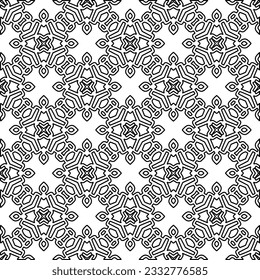 Textura elegante con figuras de líneas. Resumen de patrones geométricos en blanco y negro para página web, texturas, tarjeta, afiche, tela, textil. Diseño repetitivo gráfico monocromo. 