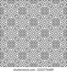 Textura elegante con figuras de líneas. Resumen de patrones geométricos en blanco y negro para página web, texturas, tarjeta, afiche, tela, textil. Diseño repetitivo gráfico monocromo. 