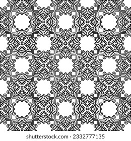 Textura elegante con figuras de líneas. Resumen de patrones geométricos en blanco y negro para página web, texturas, tarjeta, afiche, tela, textil. Diseño repetitivo gráfico monocromo. 