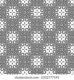 Textura elegante con figuras de líneas. Resumen de patrones geométricos en blanco y negro para página web, texturas, tarjeta, afiche, tela, textil. Diseño repetitivo gráfico monocromo. 