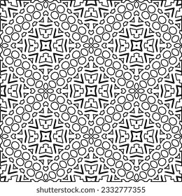 Textura elegante con figuras de líneas. Resumen de patrones geométricos en blanco y negro para página web, texturas, tarjeta, afiche, tela, textil. Diseño repetitivo gráfico monocromo. 