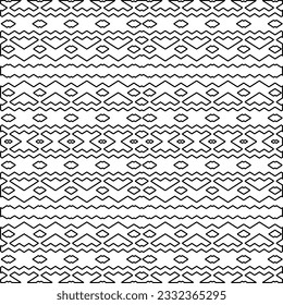 Textura elegante con figuras de líneas. patrón blanco y negro para página web, texturas, tarjeta, afiche, tela, textil. Diseño repetitivo gráfico monocromo.