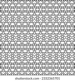 Textura elegante con figuras de líneas. patrón blanco y negro para página web, texturas, tarjeta, afiche, tela, textil. Diseño repetitivo gráfico monocromo.